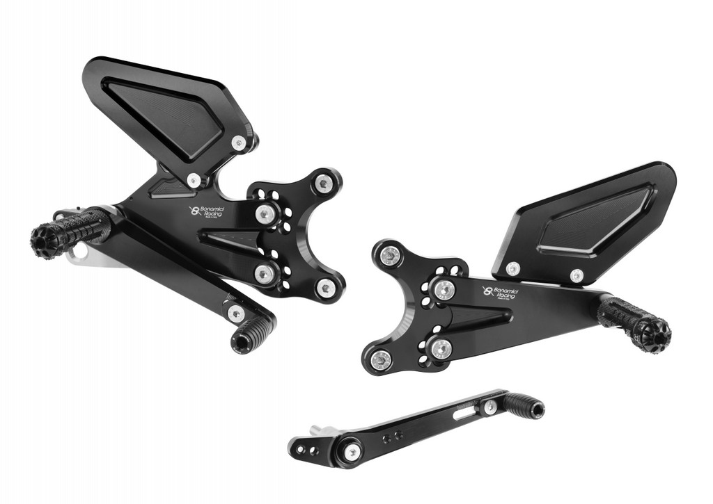 Bonamici Racing Aluminium Rearsets for the Triumph Street Triple 765 R/RS/Moto2 2023-2024 Bonamici Racing Aluminium Rearsets for the Triumph Street Triple 765 R/RS/Moto2 2023-2024